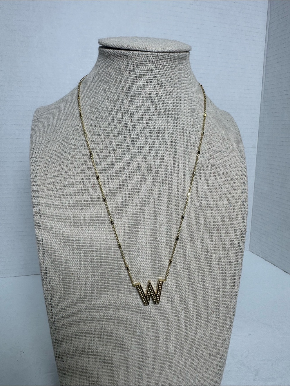 Kendra Scott Gold‎ W Initial Pendant Necklace